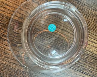 Tiffany Crystal Medium Revere Bowl (has small chip). Photo 3 of 3.