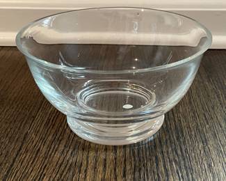 Tiffany Crystal Medium Revere Bowl (has small chip). Photo 1 of 3.