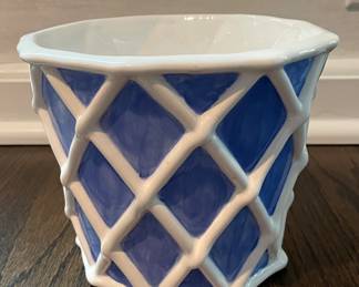 Jay Willfred for Andrea By Sadek Lattice Cachepot. Photo 1 of 3.