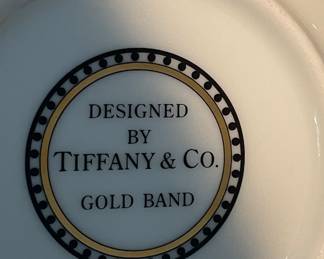 Set of 7 Tiffany & Co. Gold Band Bread & Butter Plates. Photo 3 of 3.