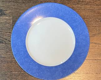 Set of 14 Oceana Blue Christofle Chargers. Photo 1 of 2.