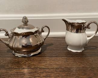 Cream & Sugar Set.