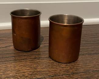 Copper Moscow Mule Cups. Photo 1 of 2.