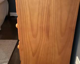 Crate & Barrel Oak Bureau. Measures 51" W x 18.5" D x 33" H. Photo 3 of 3.