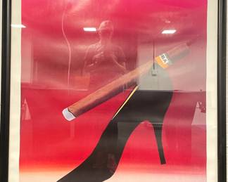 Vintage Razzia Cigars Poster. Measures 44" x 60"