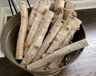 Decorative Birch Wood Bundle.