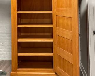 Vintage Oak Storage Cabinet. Measures 40" W x 68" D x 22" D. Photo 3 of 3.