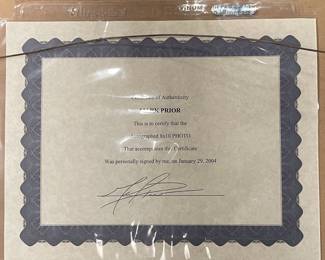 Signed & Autographed Mark Prior 8' x 10.' Photo 2 of 2.