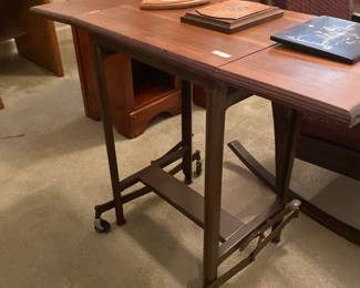 vintage typewriter table