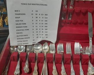 Towle Old Master sterling flatware