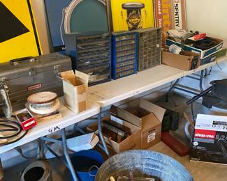 Lots of tools and miscellaneous items.