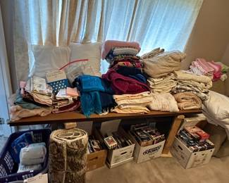 Bedding, DVDs, VHS