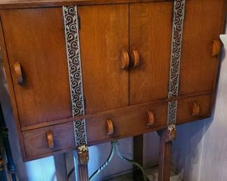 1930s Art Deco desk on legs
