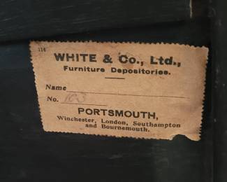 Chinese display case....label on back