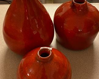3 PIECE POTTERY SET