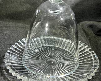 Cheese plate with dome