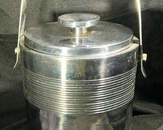 Vintage stainless steel ice bucket
