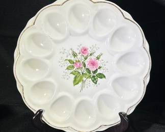 Pretty and dainty egg platter