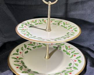 Lenox Holiday 2-Tiered Server