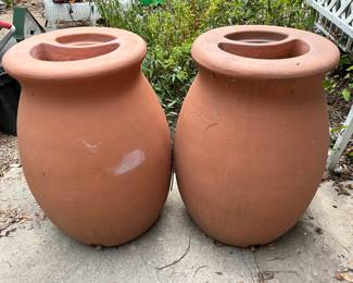 Rain water collection barrels