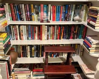 More books and library steps