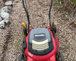 Homelite electric lawn mower