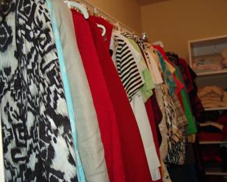 Large selection of ladies clothes