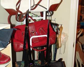 Purses and purse tree