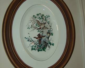 Framed Boehm platter