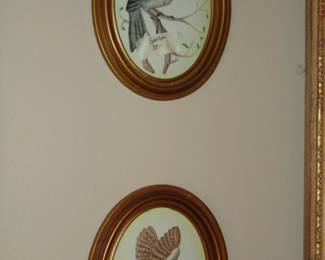 Boehm porcelain plates