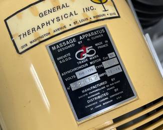Vintage General Theraphysical G5 massage apparatus