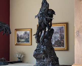 Mountain Man by Frederick Remington 20 x 10.5, 28h