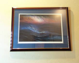 Robert Wyland Signed and Numbered Lithograph "Storm" 35w x 27h