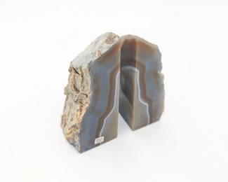 Agate bookends