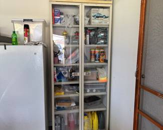 Lighted store display.  