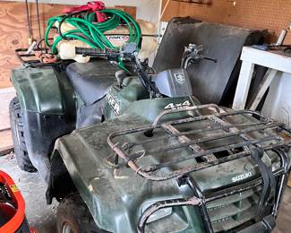 4 wheeler and sprayer.  Needs some carburetor work.   Has sat up for over a year.  