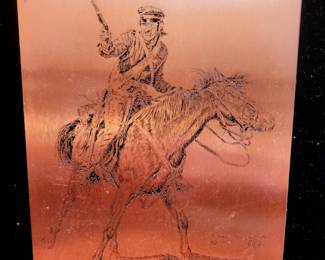 Limited edition etchings on copper