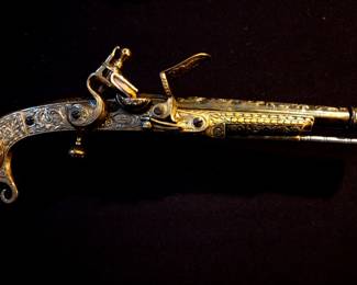 Beautiful decorative replica pistol