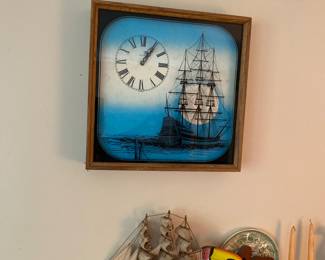 Cool ship clock.