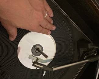 Couldn't get this kind of record to work either and the sound was completely wicka, wicka, wicka, wack!