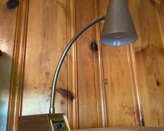 Groovy mini desk lamp.