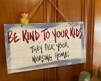 Kids, be kind to your parents. You pick your nose.