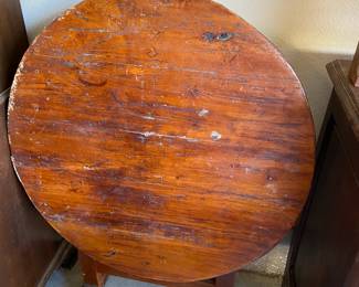 Antique Wine Tasting Table