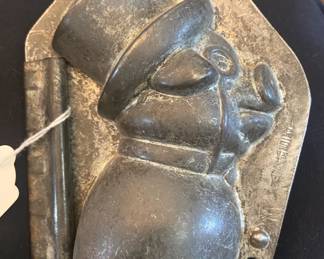 Pig with Top Hat, Chocolate Mold