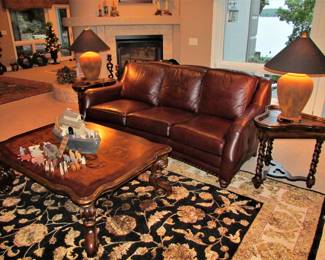 Hancock & Moore leather sofa