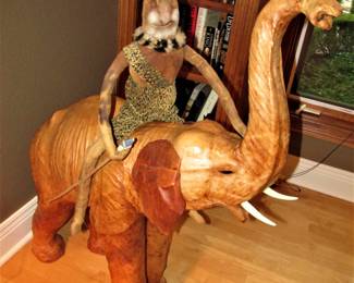 Leather elephant