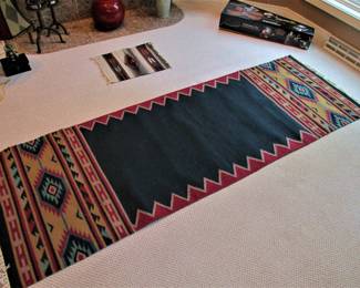 8x2.9 Hand woven Native American rug