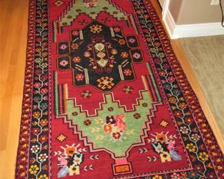 8.5x4 hand woven tribal rug
