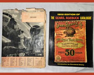 1930s Sears Catalogue and Repro Sears Catalogue 