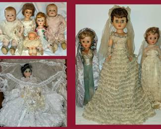 Old Dolls and Really Excellent Hand Made Doll Clothes